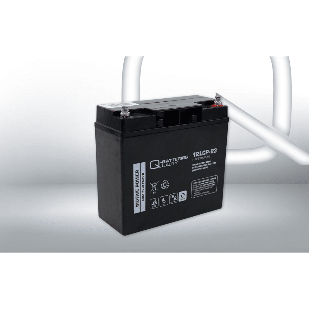 Batería Qbatteries Agm Deep Cycle Battery AGM. 12LCP-23-M5. 23 Ah 12V. 181x77x167mm