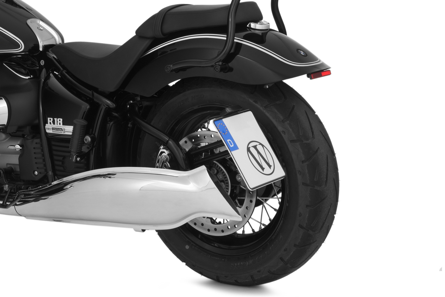Portamatrículas Wunderlich lateral BMW R 18