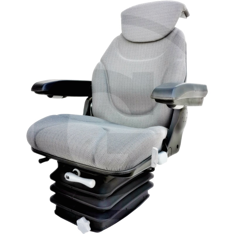 Asiento (Con placa giratoria, revestimiento de tela y reposacabezas)