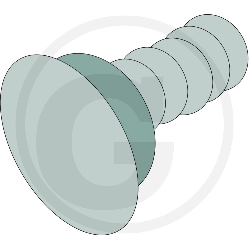 Lemken Tornillo de Cabeza Avellanada M10x33-12.9-MU-10 Zn