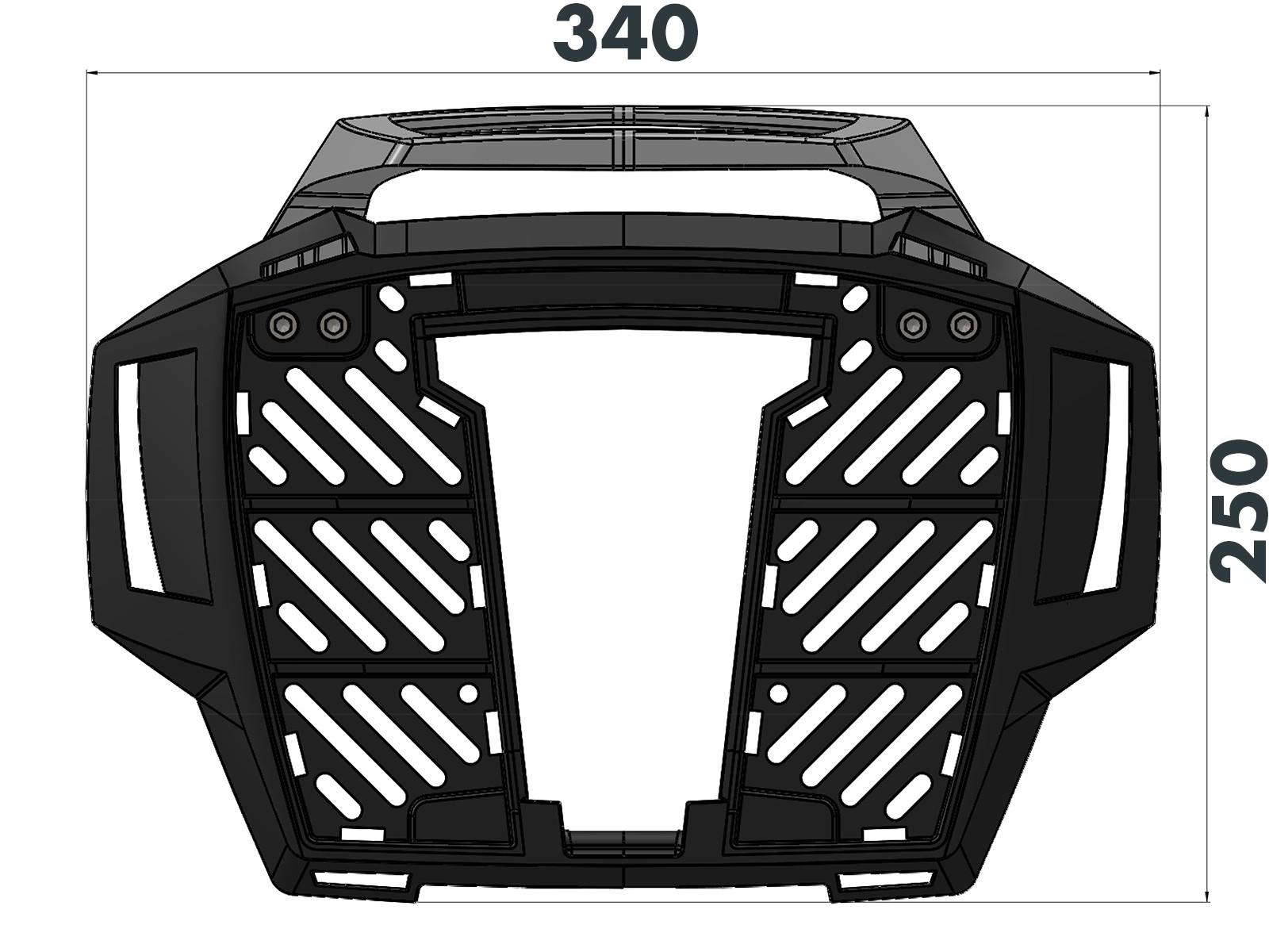 Hepco&Becker Alurack para el estante trasero original BMW R 1250 RT