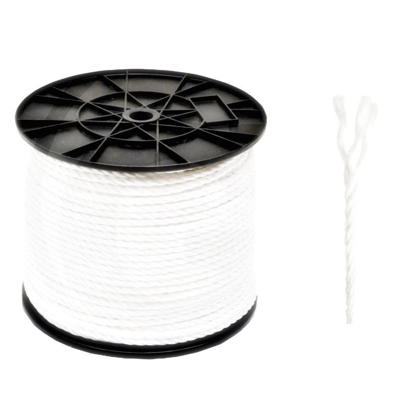 Cuerda Eléctrica 200m/8mm | 1,2 ohm/m, 6 Conductores, 700kg
