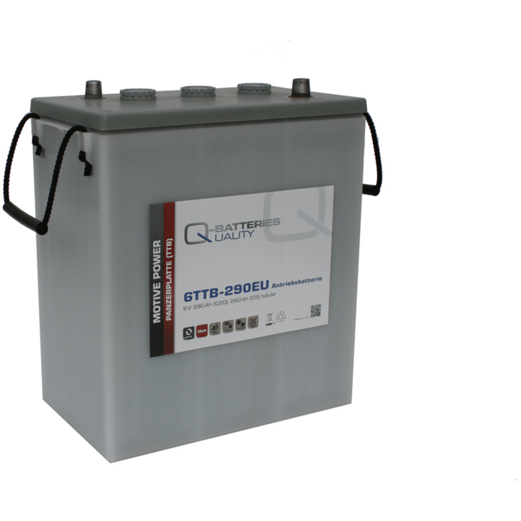 Batería Qbatteries Tubular Plate Battery 6TTB-290EU. 290 Ah 6V. 311x181x360mm