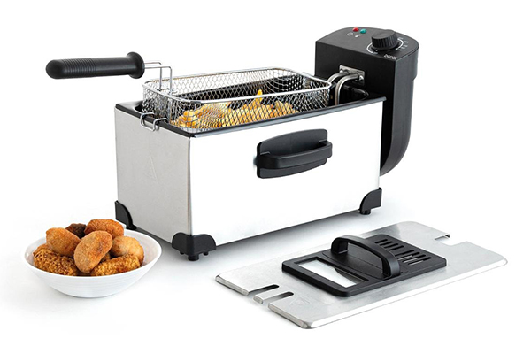 FREIDORA INOX 3L ACEITE DCOOK