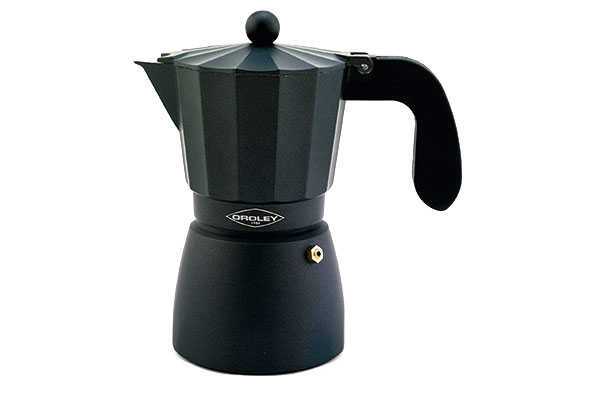 CAFETERA TOUAREG NEGRA OROLEY VITRO 12 TZ.