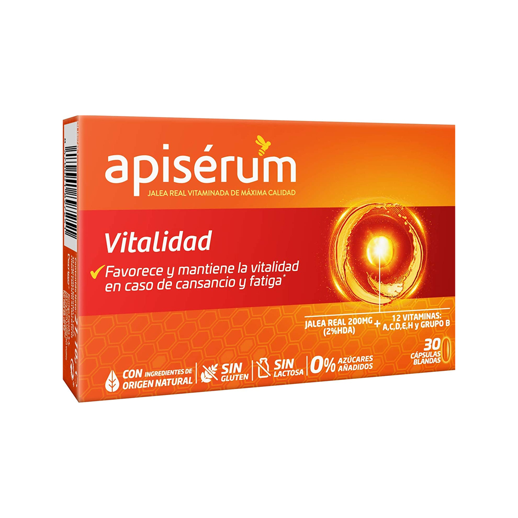 Apisérum Vitalidad 30 cápsulas
