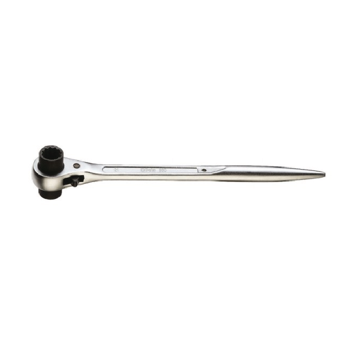 Llave para andamiaje con carraca 19x22mm