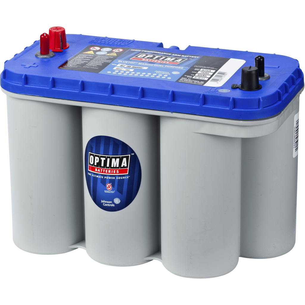 Batería Optima Bluetop AGM. BTDC-5.5. 75 Ah – 975A(EN) 12V. 325x158x218mm