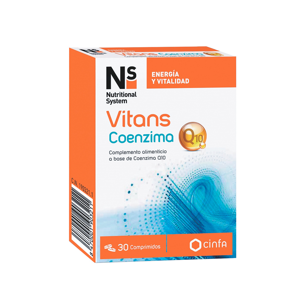 Comprimidos Vitans Coenzima Q10 30 uds