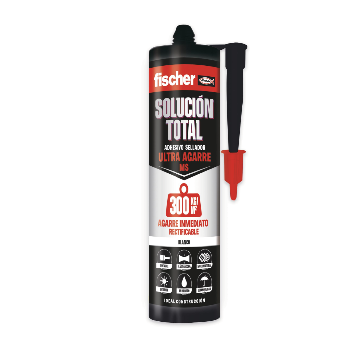 Adhesivo sellador Solución Total Ultra Agarre MS 290ml – negro
