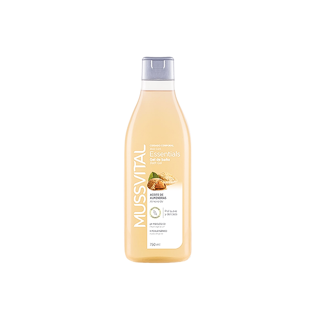 MUSSVITAL Essentials gel de baño con aceite de almendra 750 ml