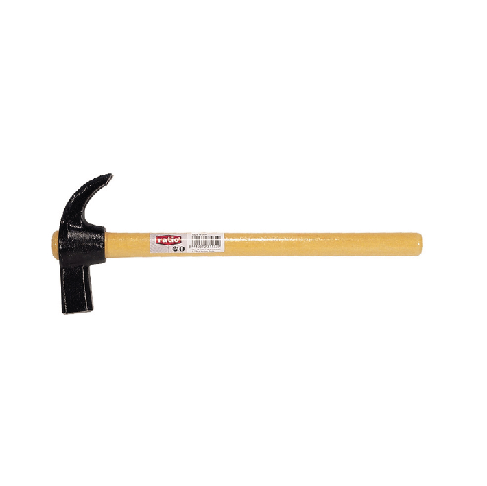 Martillo orejas mango madera 520g