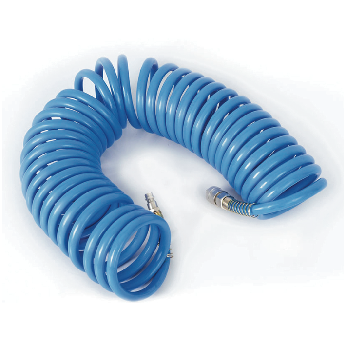 Tubo espiral de poliuretano para manguera de aire comprimido 12m x 10mm - Imagen 3