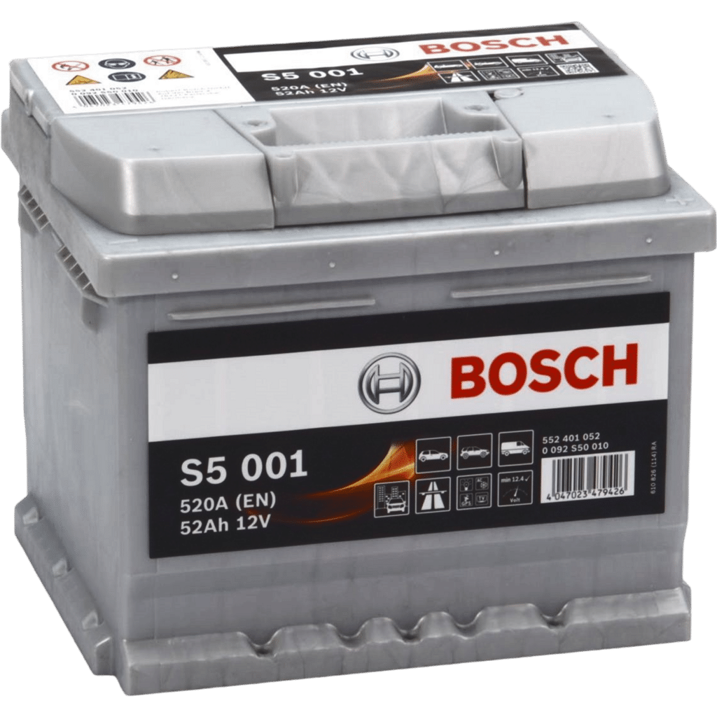 Batería Bosch S5 S5001. 52 Ah – 520A(EN) 12V. 207x175x175mm
