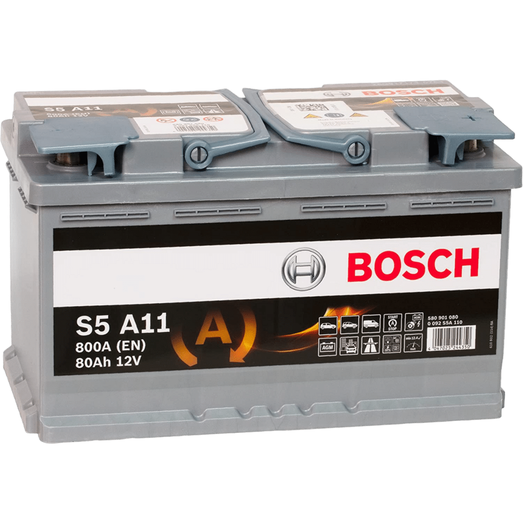 Batería Bosch S5 – Agm AGM. S5A11. 80 Ah – 800A(EN) 12V. 315x175x190mm