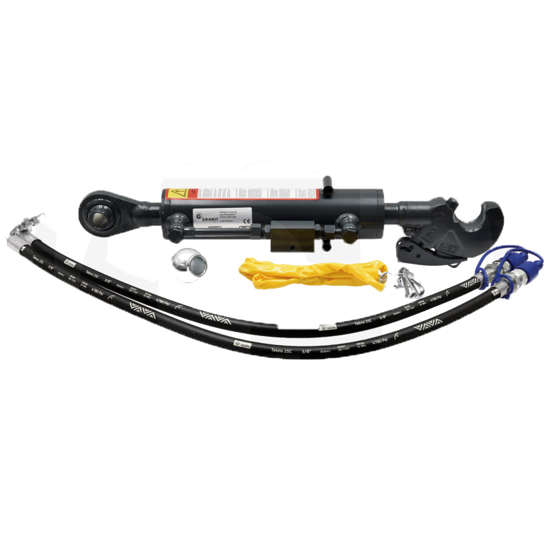 Tercer Punto Hidráulico Cat-2. Gancho Esférico 570-790mm
