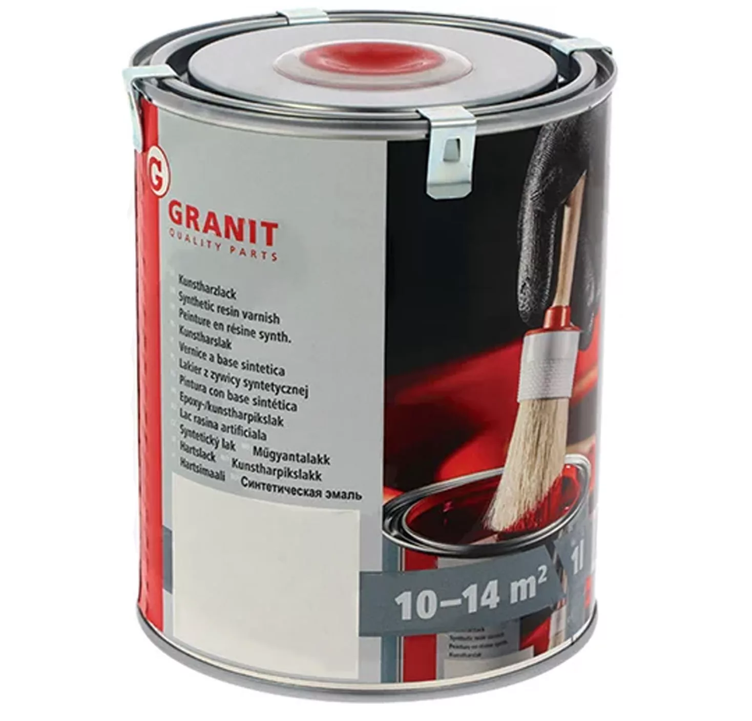 Pintura para Caroni rojo maquinaria de construcción 1L