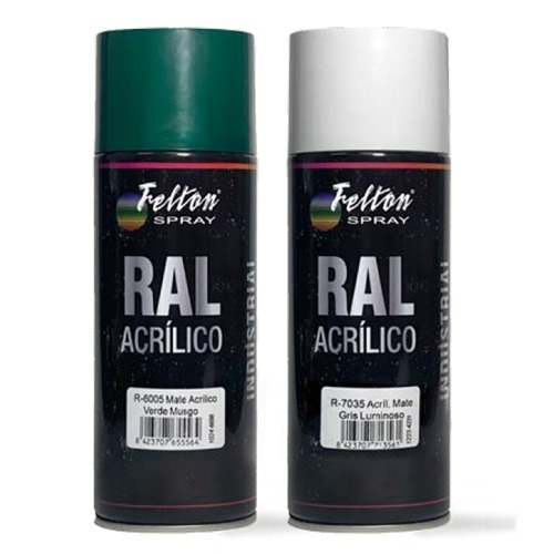 Acrílico Mate Colores RAL Spray 400ml.