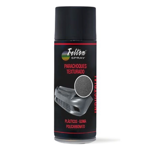 Pintura Negra Especial Parachoques Texturado Spray 400ml.
