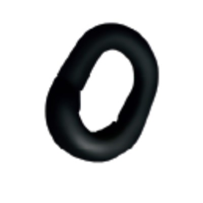 Eslabón Negro 6mm Unión Cadena.