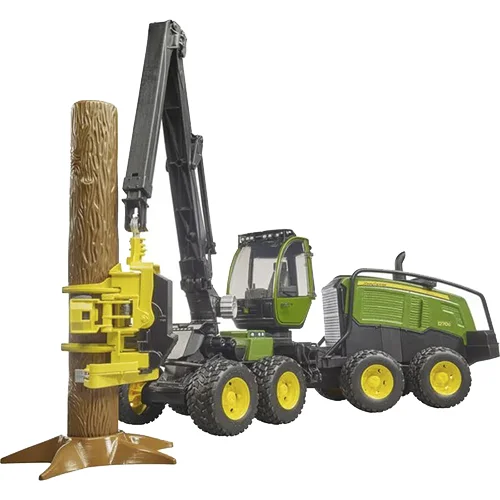 Cosechadora John Deere 1270G Forest con tolva Bruder