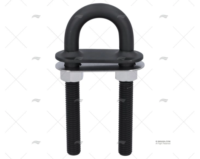 CANCAMO DELUXE NEGRO LARGO 12.7mm INOX 3 MARINE TOWN